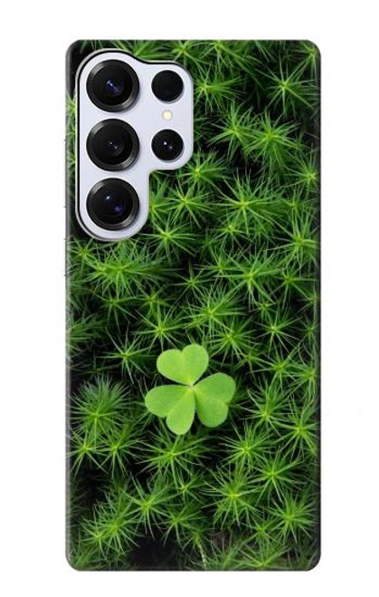 S0358 Clover Lucky Leaf Hülle Schutzhülle Taschen für Samsung Galaxy S25 Ultra