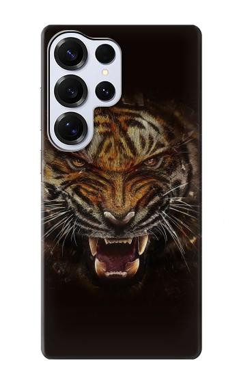 S0575 Tiger Face Hülle Schutzhülle Taschen für Samsung Galaxy S25 Ultra