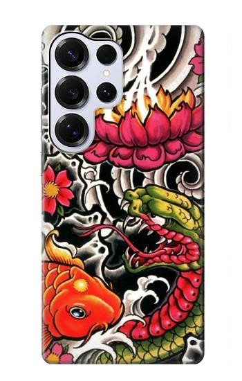 S0605 Yakuza Tattoo Hülle Schutzhülle Taschen für Samsung Galaxy S25 Ultra