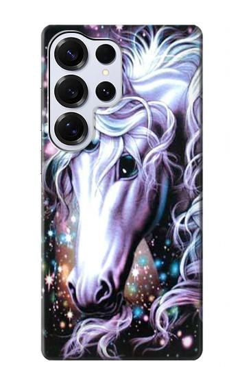 S0749 Unicorn Horse Hülle Schutzhülle Taschen für Samsung Galaxy S25 Ultra
