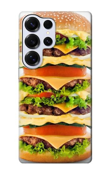 S0790 Hamburger Hülle Schutzhülle Taschen für Samsung Galaxy S25 Ultra
