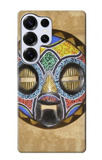 S0965 African Baluba Mask Hülle Schutzhülle Taschen für Samsung Galaxy S25 Ultra
