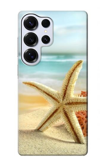 S1117 Starfish on the Beach Hülle Schutzhülle Taschen für Samsung Galaxy S25 Ultra