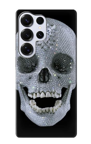 S1286 Diamond Skull Hülle Schutzhülle Taschen für Samsung Galaxy S25 Ultra