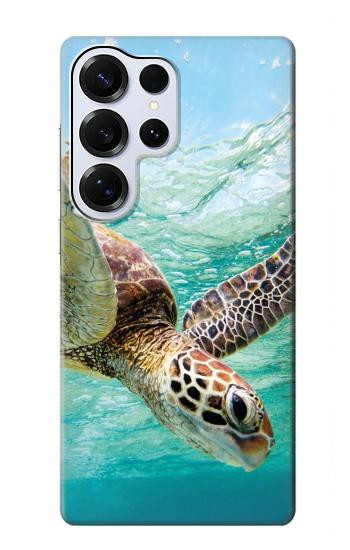 S1377 Ocean Sea Turtle Hülle Schutzhülle Taschen für Samsung Galaxy S25 Ultra
