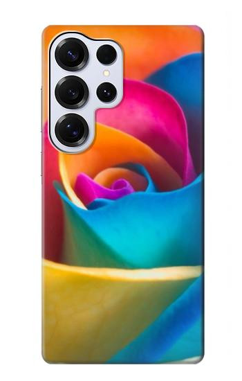 S1671 Rainbow Colorful Rose Hülle Schutzhülle Taschen für Samsung Galaxy S25 Ultra