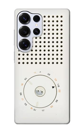 S1857 Retro Transistor Radio Hülle Schutzhülle Taschen für Samsung Galaxy S25 Ultra