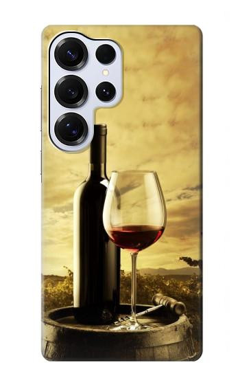 S2042 A Grape Vineyard Grapes Bottle Red Wine Hülle Schutzhülle Taschen für Samsung Galaxy S25 Ultra
