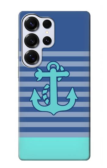 S2081 Nautical Anchor Hülle Schutzhülle Taschen für Samsung Galaxy S25 Ultra
