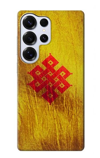 S2318 Eternal Knot Buddhist Spiritual Meditation Hülle Schutzhülle Taschen für Samsung Galaxy S25 Ultra