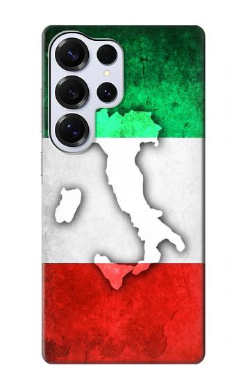 S2338 Italy Flag Hülle Schutzhülle Taschen für Samsung Galaxy S25 Ultra