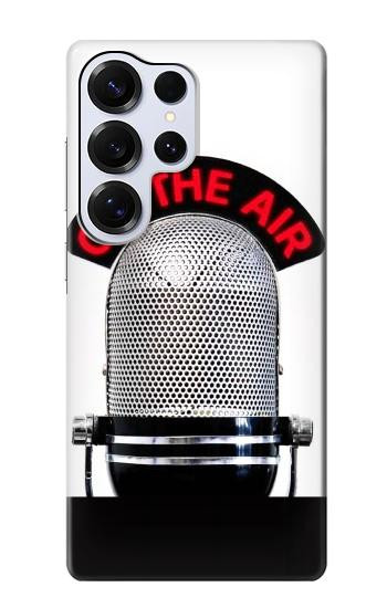 S2381 Vintage Radio Microphone On The Air Hülle Schutzhülle Taschen für Samsung Galaxy S25 Ultra