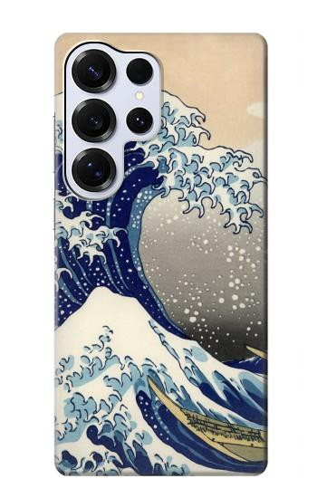 S2389 Hokusai The Great Wave off Kanagawa Hülle Schutzhülle Taschen für Samsung Galaxy S25 Ultra