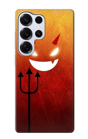 S2454 Red Cute Little Devil Cartoon Hülle Schutzhülle Taschen für Samsung Galaxy S25 Ultra