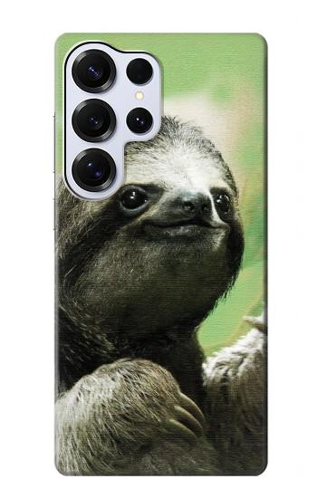 S2708 Smiling Sloth Hülle Schutzhülle Taschen für Samsung Galaxy S25 Ultra