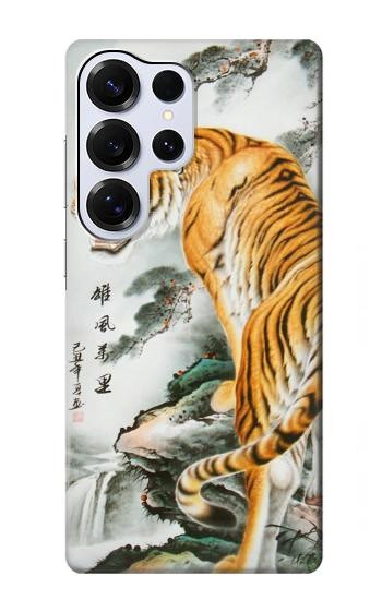 S2750 Oriental Chinese Tiger Painting Hülle Schutzhülle Taschen für Samsung Galaxy S25 Ultra