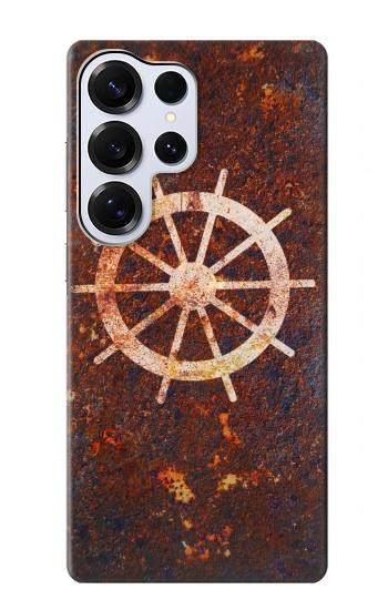 S2766 Ship Wheel Rusty Texture Hülle Schutzhülle Taschen für Samsung Galaxy S25 Ultra
