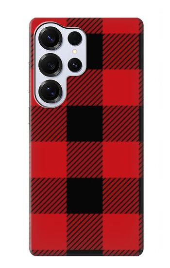 S2931 Red Buffalo Check Pattern Hülle Schutzhülle Taschen für Samsung Galaxy S25 Ultra