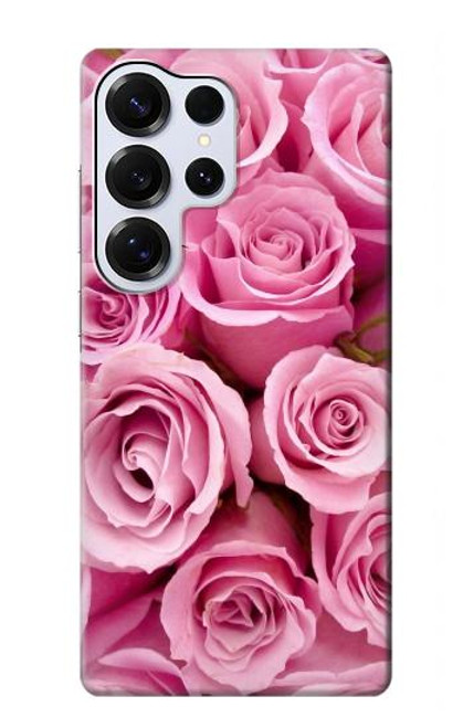 S2943 Pink Rose Hülle Schutzhülle Taschen für Samsung Galaxy S25 Ultra