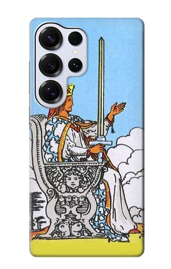 S3068 Tarot Card Queen of Swords Hülle Schutzhülle Taschen für Samsung Galaxy S25 Ultra