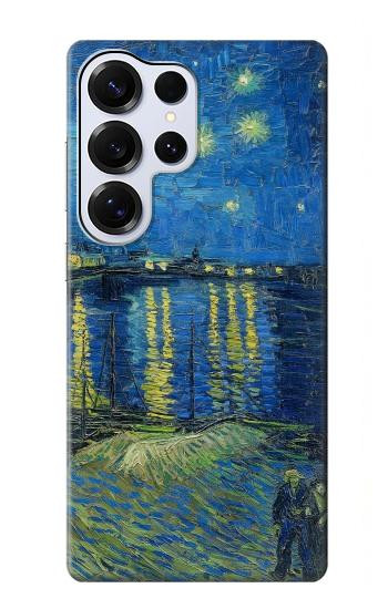 S3336 Van Gogh Starry Night Over the Rhone Hülle Schutzhülle Taschen für Samsung Galaxy S25 Ultra