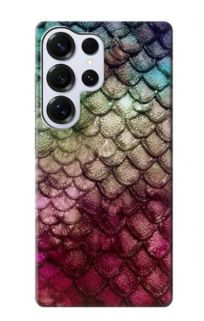 S3539 Mermaid Fish Scale Hülle Schutzhülle Taschen für Samsung Galaxy S25 Ultra