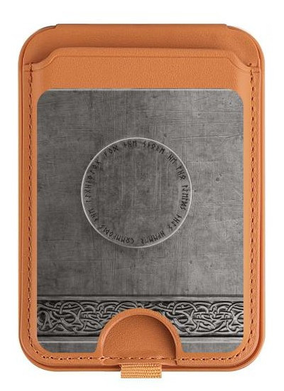 S2413 Thor Hammer Magnetic Card Holder Wallet Stand with MagSafe for iPhone 16 15 14 13 Pro Max