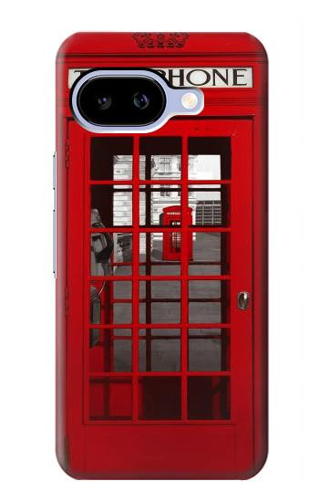 S0058 British Red Telephone Box Hülle Schutzhülle Taschen für Google Pixel 9a