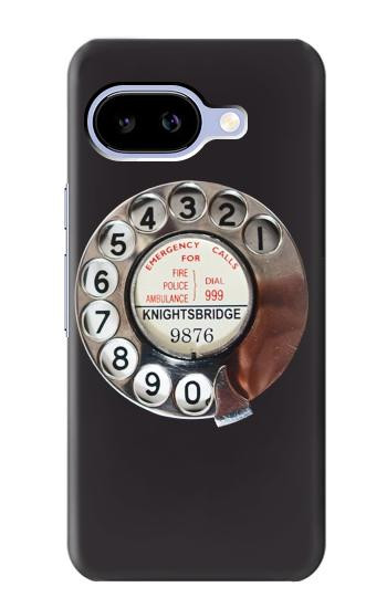 S0059 Retro Rotary Phone Dial On Hülle Schutzhülle Taschen für Google Pixel 9a