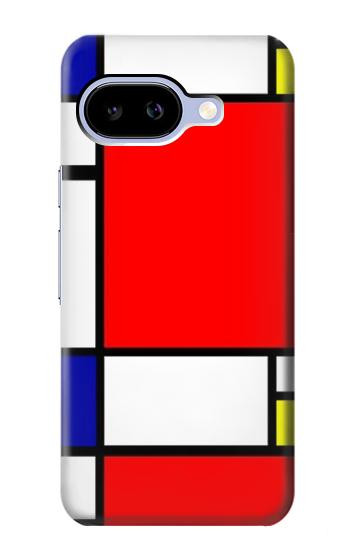 S0157 Composition Red Blue Yellow Hülle Schutzhülle Taschen für Google Pixel 9a