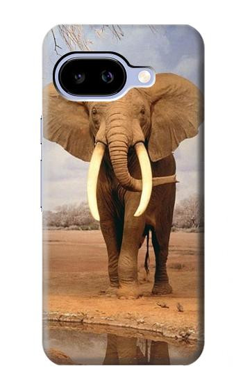S0310 African Elephant Hülle Schutzhülle Taschen für Google Pixel 9a