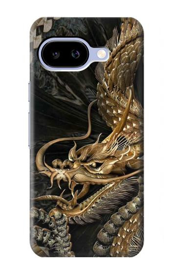 S0426 Gold Dragon Hülle Schutzhülle Taschen für Google Pixel 9a