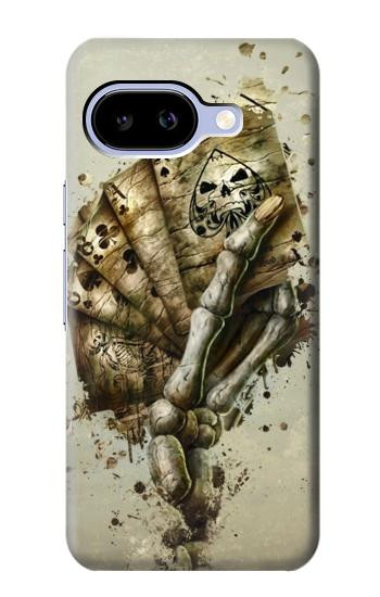 S0550 Skull Card Poker Hülle Schutzhülle Taschen für Google Pixel 9a