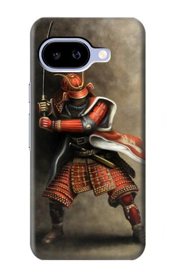 S0796 Japan Red Samurai Hülle Schutzhülle Taschen für Google Pixel 9a