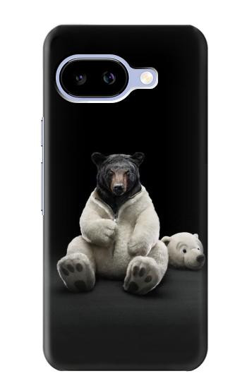 S0878 Black Bear Hülle Schutzhülle Taschen für Google Pixel 9a