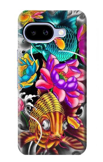 S1630 Fish Japanese Oriental Tattoo Hülle Schutzhülle Taschen für Google Pixel 9a