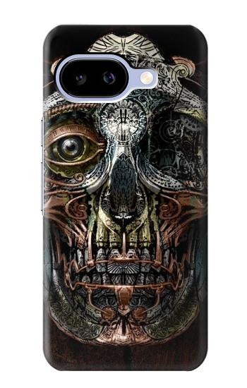 S1685 Steampunk Skull Head Hülle Schutzhülle Taschen für Google Pixel 9a