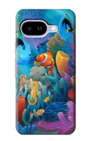 S3227 Underwater World Cartoon Hülle Schutzhülle Taschen für Google Pixel 9a