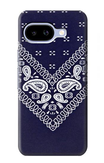S3357 Navy Blue Bandana Pattern Hülle Schutzhülle Taschen für Google Pixel 9a