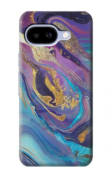 S3676 Colorful Abstract Marble Stone Hülle Schutzhülle Taschen für Google Pixel 9a