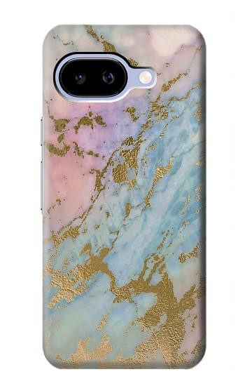 S3717 Rose Gold Blue Pastel Marble Graphic Printed Hülle Schutzhülle Taschen für Google Pixel 9a