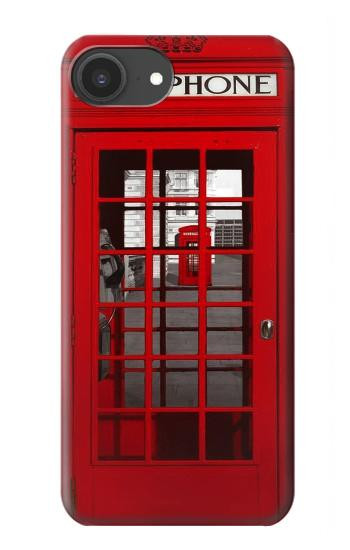 S0058 British Red Telephone Box Hülle Schutzhülle Taschen für iPhone 16e