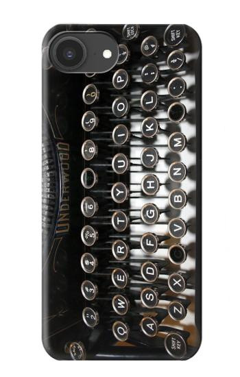 S0620 Typewriter Hülle Schutzhülle Taschen für iPhone 16e, 17e
