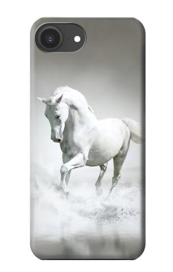 S0932 White Horse Hülle Schutzhülle Taschen für iPhone 16e