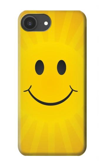 S1146 Yellow Sun Smile Hülle Schutzhülle Taschen für iPhone 16e, 17e