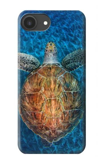 S1249 Blue Sea Turtle Hülle Schutzhülle Taschen für iPhone 16e, 17e