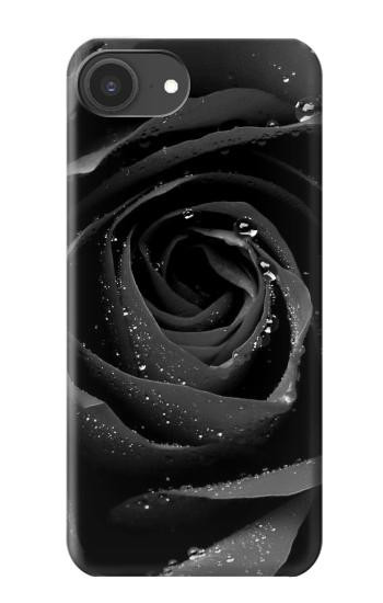 S1598 Black Rose Hülle Schutzhülle Taschen für iPhone 16e