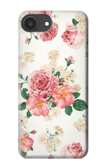 S1859 Rose Pattern Hülle Schutzhülle Taschen für iPhone 16e, 17e