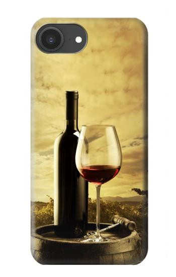S2042 A Grape Vineyard Grapes Bottle Red Wine Hülle Schutzhülle Taschen für iPhone 16e, 17e