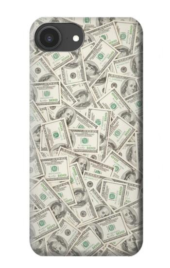 S2077 Money Dollar Banknotes Hülle Schutzhülle Taschen für iPhone 16e, 17e